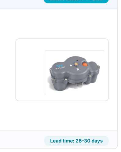 Product image · Smart Shutoff + Ball Valve — AR-SW
