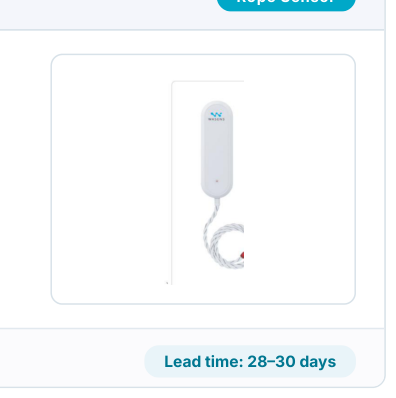 Product image · Rope Leak Sensor (Active Cable)
