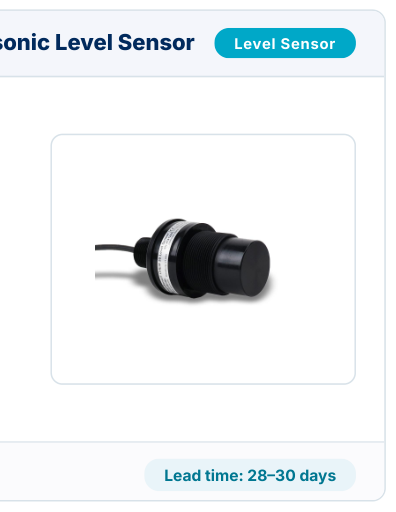 Product image · Senix ToughSonic TS200 — Industrial Ultrasonic Level Sensor